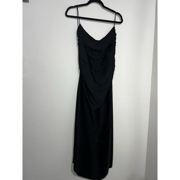 Zara Bloggers Favorite Draped open back midi dress - Picture 3 of 9